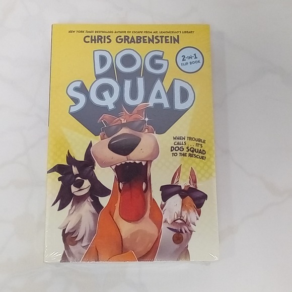 Dog Squad 2-In-1 Flip Book Dog Squad 2 Cat Crew‎ Chris Grabenstein Random House - Picture 1 of 3